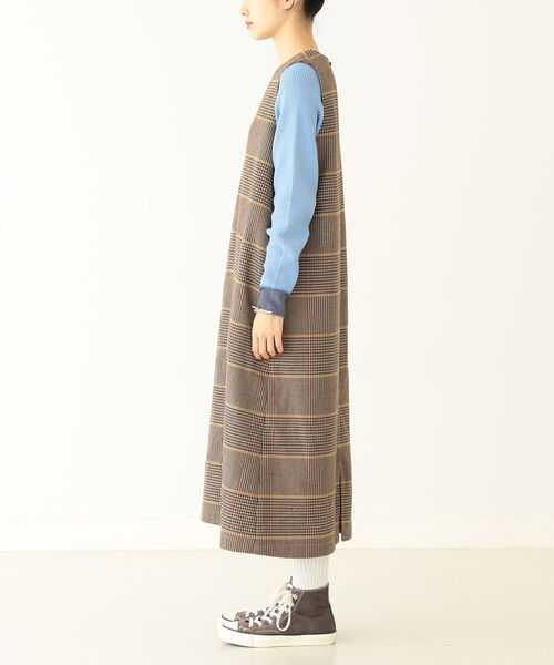 BEAMS BOY / ドビー チェック ノースリーブ ワンピース BEAMS BOY（ビームスボーイ）の「BEAMS BOY / ドビー チェック