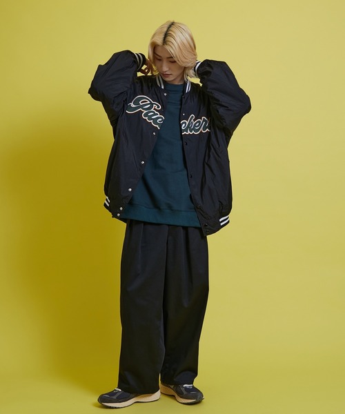 re_k by JUNRED(レクバイジュンレッド)の「re_k by JUNRED / NFLナイロンスタジャン(スタジャン・メンズ・ブラック/パープル・S/M/L)」の18枚目の写真