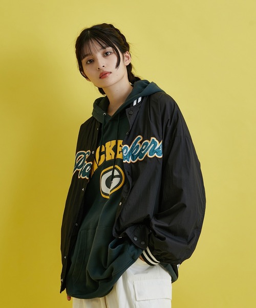 re_k by JUNRED(レクバイジュンレッド)の「re_k by JUNRED / NFLナイロンスタジャン(スタジャン・メンズ・ブラック/パープル・S/M/L)」の15枚目の写真