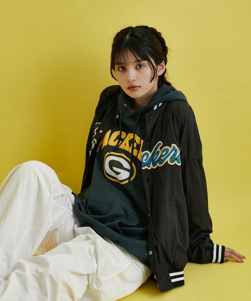 re_k by JUNRED(レクバイジュンレッド)の「re_k by JUNRED / NFLナイロンスタジャン(スタジャン・メンズ・ブラック/パープル・S/M/L)」の12枚目の写真