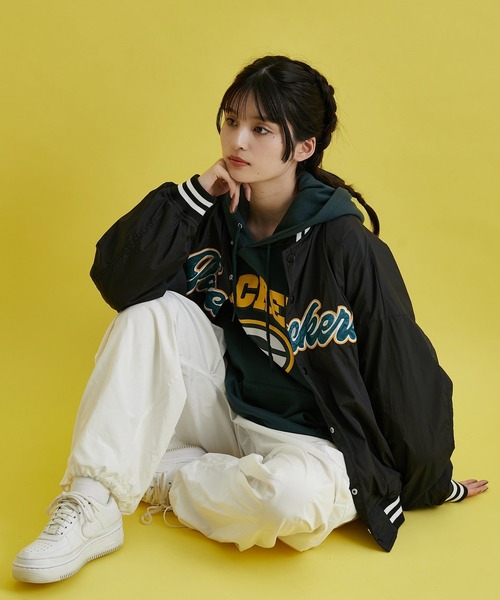 re_k by JUNRED(レクバイジュンレッド)の「re_k by JUNRED / NFLナイロンスタジャン(スタジャン・メンズ・ブラック/パープル・S/M/L)」の11枚目の写真