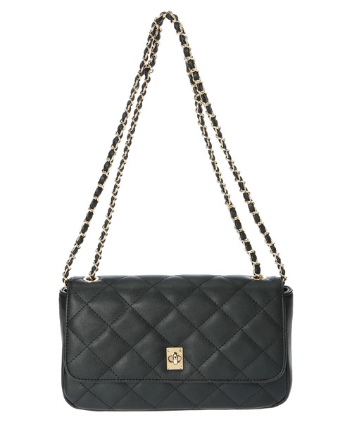 AMERICAN HOLIC（アメリカンホリック）の「2wayキルティングチェーンバッグ（ショルダーバッグ・レディース・ブラック/キャメル/パープル/アイボリー・FREE）」の11枚目の写真