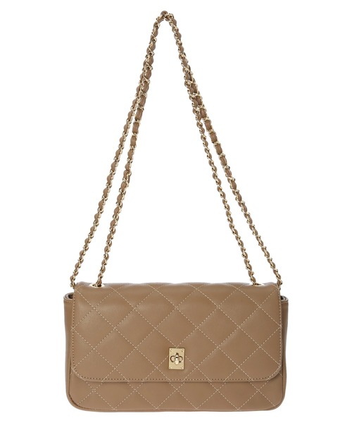 AMERICAN HOLIC（アメリカンホリック）の「2wayキルティングチェーンバッグ（ショルダーバッグ・レディース・ブラック/キャメル/パープル/アイボリー・FREE）」の12枚目の写真