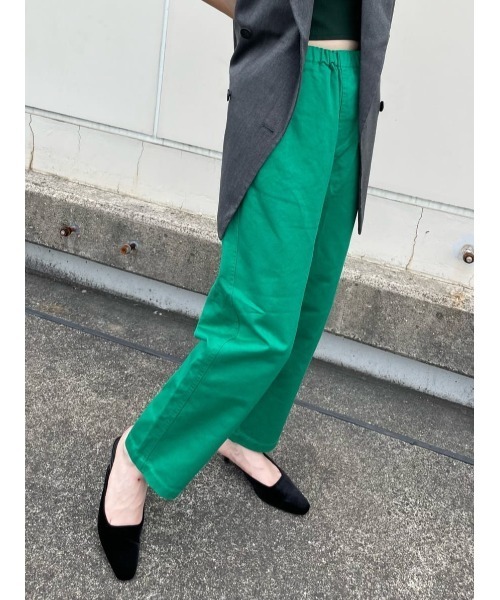 MOUSSY（マウジー）の「BOYS EASY LOOSE パンツ（その他パンツ・レディース・アイボリー/グリーン/ブラック・1/2）」の5枚目の写真
