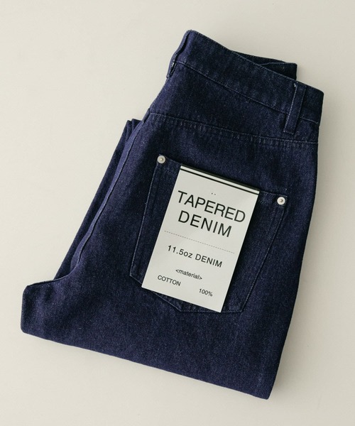 ITEMS URBANRESEARCH（アイテムズ アーバンリサーチ）の「デニム テーパードパンツ（デニムパンツ・メンズ・ブルー/ライトブルー/ネイビー・LARGE/MEDIUM）」の3枚目の写真