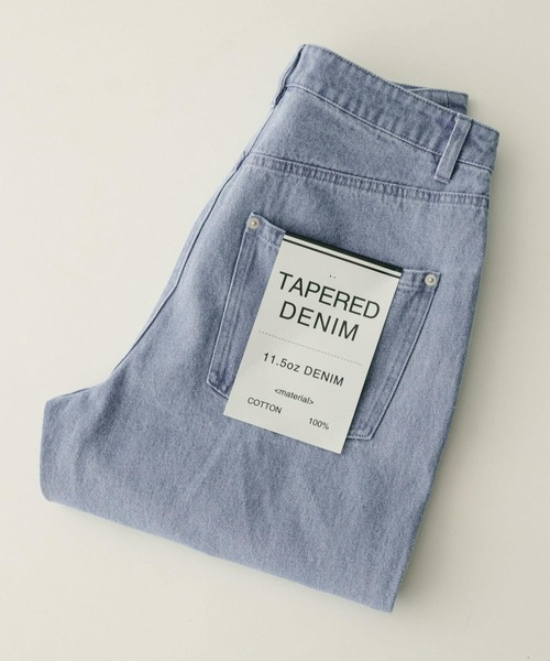 ITEMS URBANRESEARCH（アイテムズ アーバンリサーチ）の「デニム テーパードパンツ（デニムパンツ・メンズ・ブルー/ライトブルー/ネイビー・LARGE/MEDIUM）」の2枚目の写真