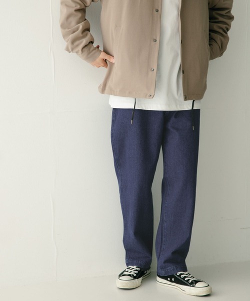 ITEMS URBANRESEARCH（アイテムズ アーバンリサーチ）の「デニム テーパードパンツ（デニムパンツ・メンズ・ブルー/ライトブルー/ネイビー・LARGE/MEDIUM）」の13枚目の写真