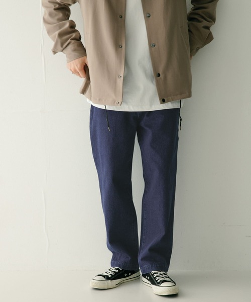 ITEMS URBANRESEARCH（アイテムズ アーバンリサーチ）の「デニム テーパードパンツ（デニムパンツ・メンズ・ブルー/ライトブルー/ネイビー・LARGE/MEDIUM）」の14枚目の写真