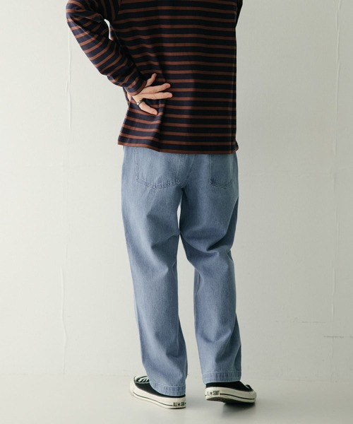 ITEMS URBANRESEARCH（アイテムズ アーバンリサーチ）の「デニム テーパードパンツ（デニムパンツ・メンズ・ブルー/ライトブルー/ネイビー・LARGE/MEDIUM）」の22枚目の写真