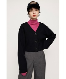 SLY | MILANO RIB USEFUL CROP C/D ミラノリブ ユースフル クロップ カーディガン(カーディガン/ボレロ)