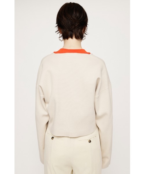 SLY(スライ)の「MILANO RIB USEFUL CROP C/D ミラノリブ ユースフル クロップ カーディガン(カーディガン/ボレロ・レディース・ピンク/アイボリー/ブラック/イエロー系その他/グリーン・FREE)」の9枚目の写真