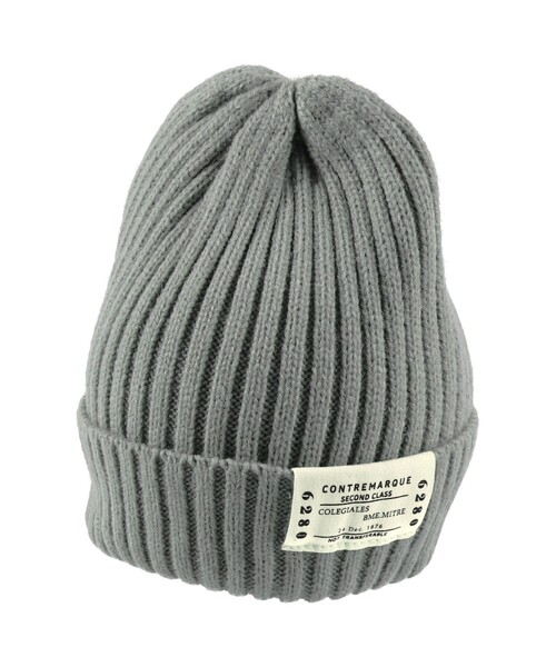 BRANSHES(ブランシェス)の「シンプルニット帽(ニットキャップ/ビーニー・キッズ・ブラック/グレー/レッド/エメラルド/マスタード・S/M/L)」の3枚目の写真