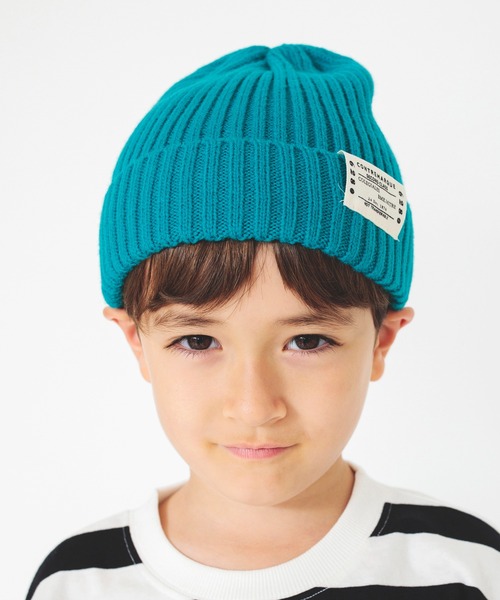 BRANSHES(ブランシェス)の「シンプルニット帽(ニットキャップ/ビーニー・キッズ・ブラック/グレー/レッド/エメラルド/マスタード・S/M/L)」の10枚目の写真