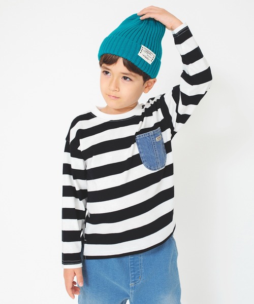 BRANSHES(ブランシェス)の「シンプルニット帽(ニットキャップ/ビーニー・キッズ・ブラック/グレー/レッド/エメラルド/マスタード・S/M/L)」の11枚目の写真