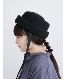 Samansa Mos2 | リボンテープ付トーク帽(ハット)