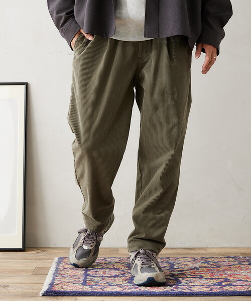 JOURNAL STANDARD relume（ジャーナルスタンダード　レリューム）の「TECH CORDS OVAL FIT パンツ（その他パンツ・メンズ・チャコールグレー/ネイビー/カーキ/ブラウン系その他/ベージュ系その他・SMALL/MEDIUM/LARGE）」の10枚目の写真