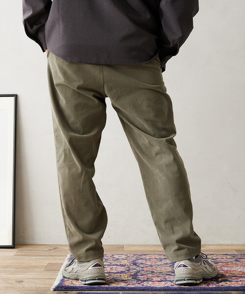 JOURNAL STANDARD relume（ジャーナルスタンダード　レリューム）の「TECH CORDS OVAL FIT パンツ（その他パンツ・メンズ・チャコールグレー/ネイビー/カーキ/ブラウン系その他/ベージュ系その他・SMALL/MEDIUM/LARGE）」の11枚目の写真