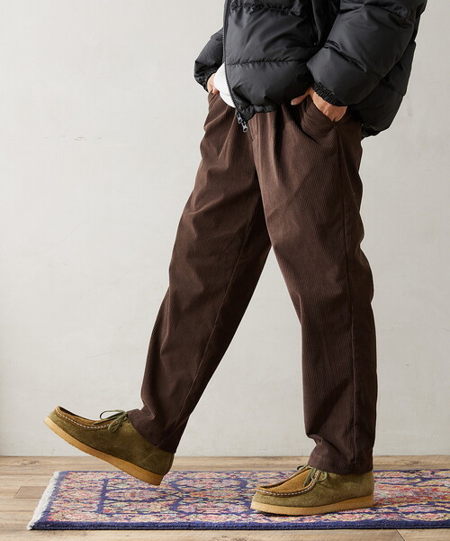 JOURNAL STANDARD relume（ジャーナルスタンダード　レリューム）の「TECH CORDS OVAL FIT パンツ（その他パンツ・メンズ・チャコールグレー/ネイビー/カーキ/ブラウン系その他/ベージュ系その他・SMALL/MEDIUM/LARGE）」の19枚目の写真