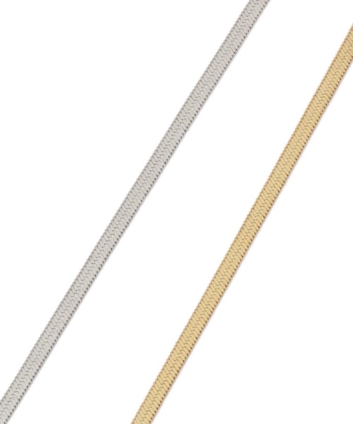 LEPSIM（レプシィム）の「ステンレススネイクネックレス　163855（ネックレス・レディース・シルバー/ゴールド・ONE SIZE）」の6枚目の写真
