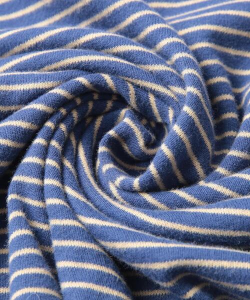 coen（コーエン）の「スムース微起毛ボーダーロングスリーブTシャツ（Tシャツ/カットソー・レディース・ブラウン/ピンク/ホワイト/ケリー/モカ/ロイヤルブルー・L/M）」の14枚目の写真