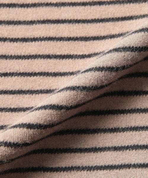 coen（コーエン）の「スムース微起毛ボーダーロングスリーブTシャツ（Tシャツ/カットソー・レディース・ブラウン/ピンク/ホワイト/ケリー/モカ/ロイヤルブルー・L/M）」の17枚目の写真