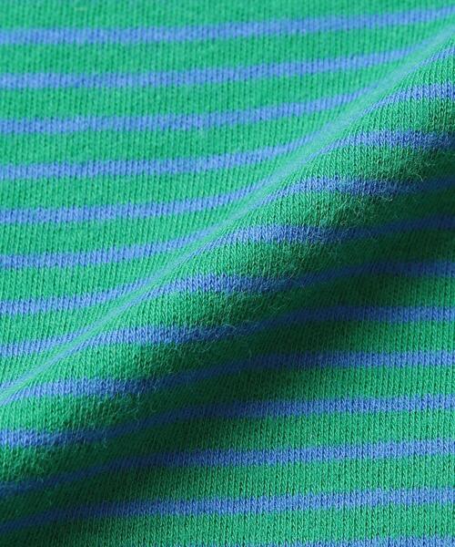 coen（コーエン）の「スムース微起毛ボーダーロングスリーブTシャツ（Tシャツ/カットソー・レディース・ブラウン/ピンク/ホワイト/ケリー/モカ/ロイヤルブルー・L/M）」の19枚目の写真