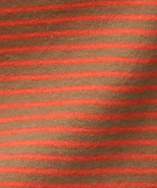 coen（コーエン）の「スムース微起毛ボーダーロングスリーブTシャツ（Tシャツ/カットソー・レディース・ブラウン/ピンク/ホワイト/ケリー/モカ/ロイヤルブルー・L/M）」の20枚目の写真