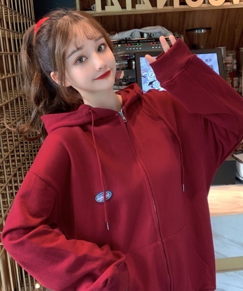 yuue' ( wear )（ユーイ）の「韓国風オーバーサイズ ジップアップ