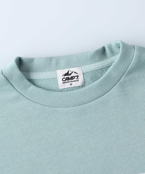 CAMP7（キャンプセブン）の「【CAMP7】バンダナプリントクルースウェット（スウェット・レディース・キナリ/ブラック/グリーン・L/M）」の9枚目の写真