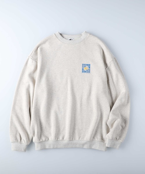 CAMP7（キャンプセブン）の「【CAMP7】バンダナプリントクルースウェット（スウェット・レディース・キナリ/ブラック/グリーン・L/M）」の5枚目の写真