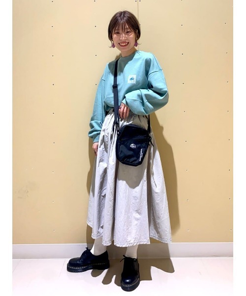 CAMP7（キャンプセブン）の「【CAMP7】バンダナプリントクルースウェット（スウェット・レディース・キナリ/ブラック/グリーン・L/M）」の14枚目の写真