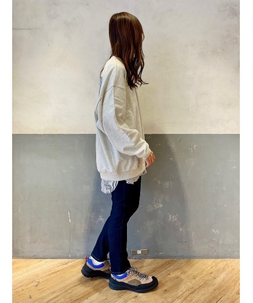 CAMP7（キャンプセブン）の「【CAMP7】バンダナプリントクルースウェット（スウェット・レディース・キナリ/ブラック/グリーン・L/M）」の19枚目の写真