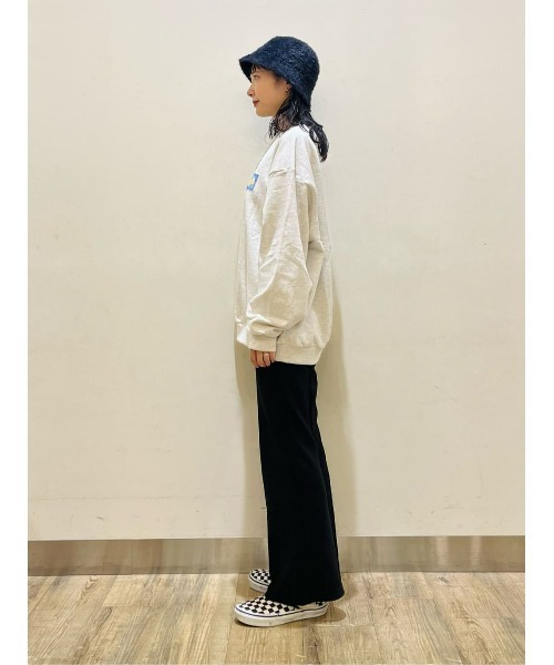 CAMP7（キャンプセブン）の「【CAMP7】バンダナプリントクルースウェット（スウェット・レディース・キナリ/ブラック/グリーン・L/M）」の17枚目の写真