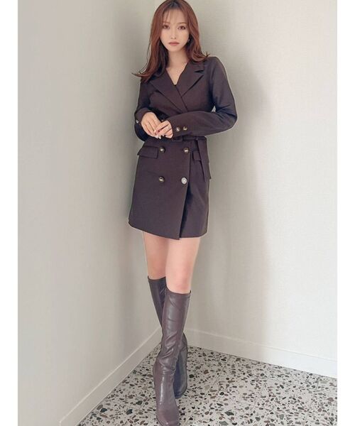 RESEXXY（リゼクシー）の「テーラードカラージャケットワンピース（ワンピース・レディース・ブラウン/グリーン/ベージュ/その他1・FREE）」の16枚目の写真