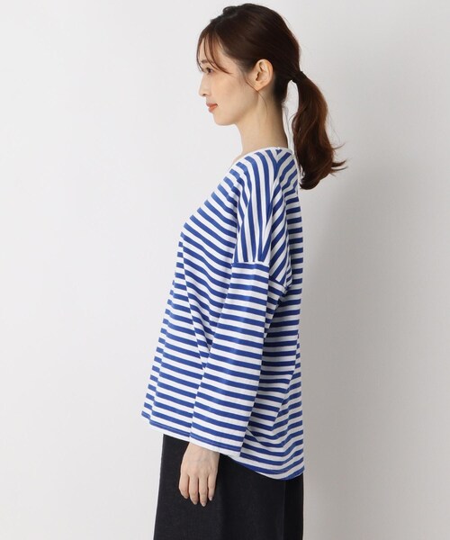 LAURA ASHLEY(ローラアシュレイ)の「コットン プルオーバー(Tシャツ/カットソー・レディース・ブルー系/ホワイト・38)」の11枚目の写真