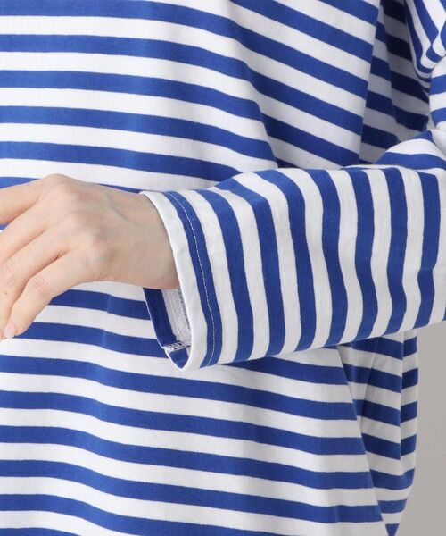 LAURA ASHLEY(ローラアシュレイ)の「コットン プルオーバー(Tシャツ/カットソー・レディース・ブルー系/ホワイト・38)」の8枚目の写真