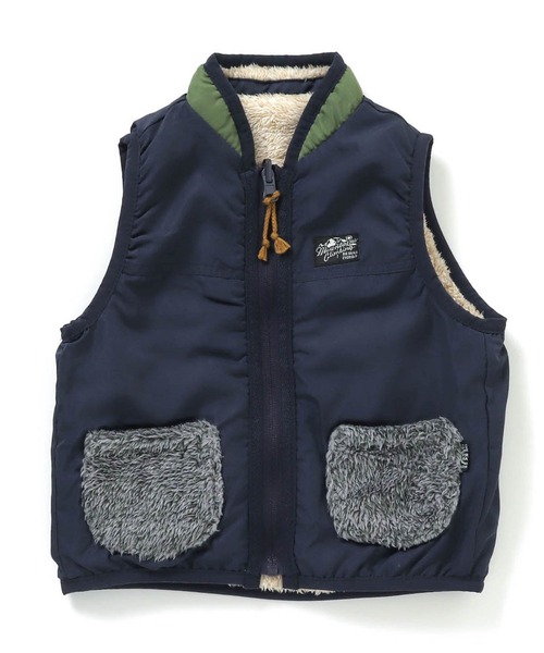 F.O.KIDS(エフオーキッズ)の「F.O.KIDS/エフオーキッズ リバーシブルベスト(ベスト・キッズ・ベージュ/オリーブ/グレー/ネイビー・130/140)」の20枚目の写真