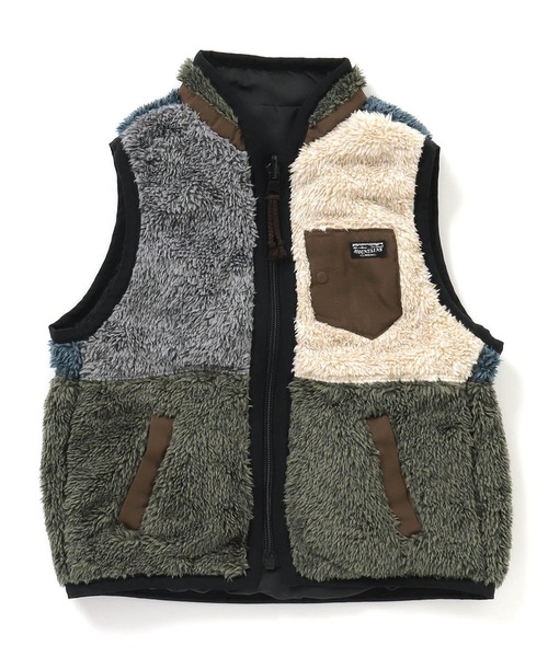F.O.KIDS(エフオーキッズ)の「F.O.KIDS/エフオーキッズ リバーシブルベスト(ベスト・キッズ・ベージュ/オリーブ/グレー/ネイビー・130/140)」の21枚目の写真