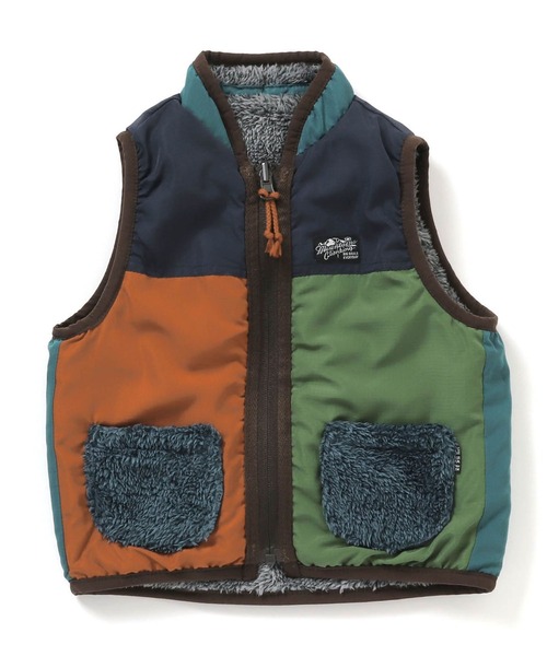 F.O.KIDS(エフオーキッズ)の「F.O.KIDS/エフオーキッズ リバーシブルベスト(ベスト・キッズ・ベージュ/オリーブ/グレー/ネイビー・130/140)」の19枚目の写真