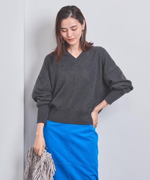 UNITED ARROWS（ユナイテッドアローズ）の「W/ALP ラメ Vネック ニット