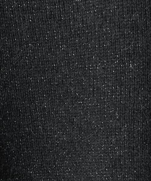 UNITED ARROWS(ユナイテッドアローズ)の「W/ALP ラメ Vネック ニット(ニット/セーター・レディース・オフホワイト/ダークグレー/モカ・FREE)」の14枚目の写真