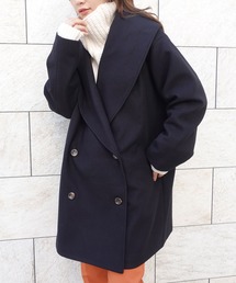 CORNERS | ショールカラーミディーコート(ピーコート)