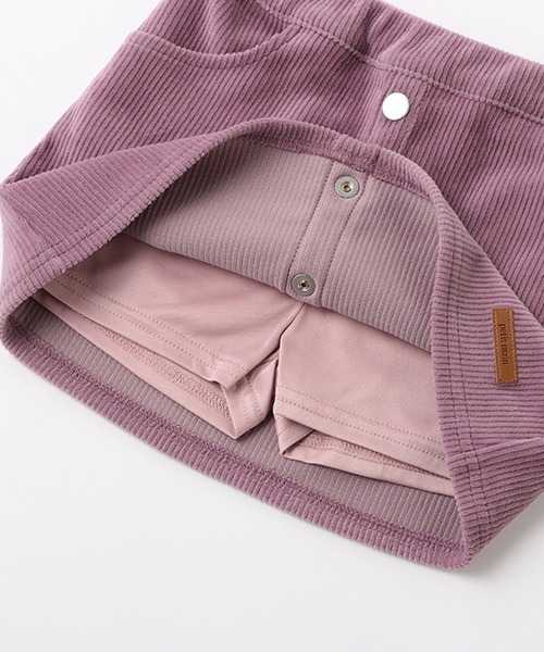 petit main（プティマイン）の「【miffy】 faceスカパン（スカート・キッズ・パープル系その他/ライトベージュ/ブラック・120cm/80ｃｍ/100cm/130cm/90cm/110cm）」の11枚目の写真