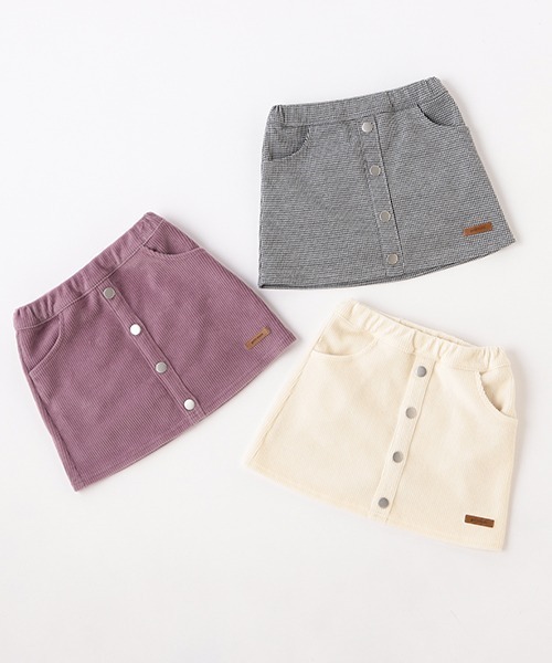 petit main（プティマイン）の「【miffy】 faceスカパン（スカート・キッズ・パープル系その他/ライトベージュ/ブラック・120cm/80ｃｍ/100cm/130cm/90cm/110cm）」の14枚目の写真