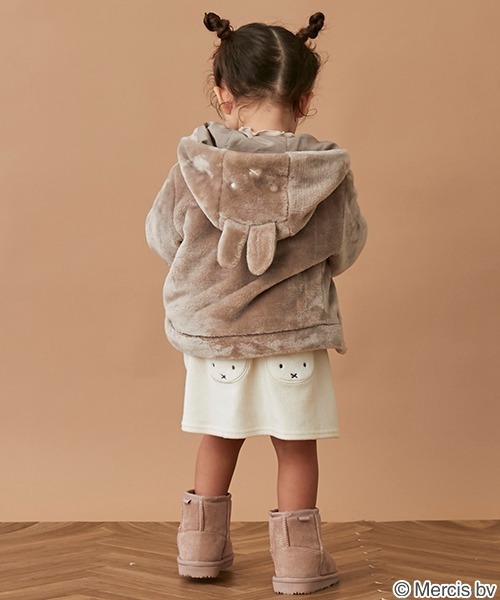 petit main（プティマイン）の「【miffy】 faceスカパン（スカート・キッズ・パープル系その他/ライトベージュ/ブラック・120cm/80ｃｍ/100cm/130cm/90cm/110cm）」の20枚目の写真