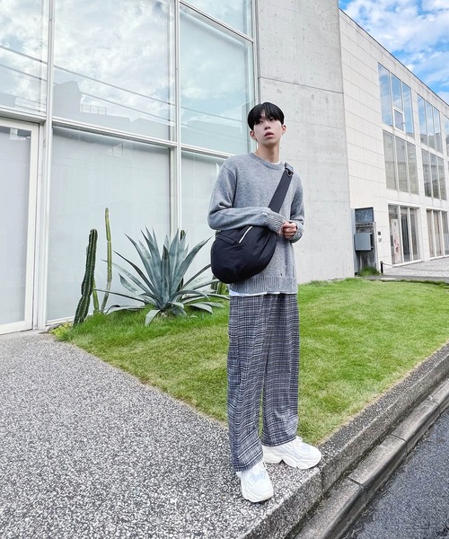 Figments(フィグメンツ)の「チェックイージーパンツ(その他パンツ・レディース・ブラウン/ブラック・FREE)」の5枚目の写真