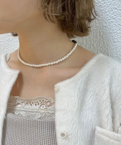 flower（フラワー）の「クラシカルパールネックレス（ネックレス・レディース・ブラック・FREE）」の16枚目の写真