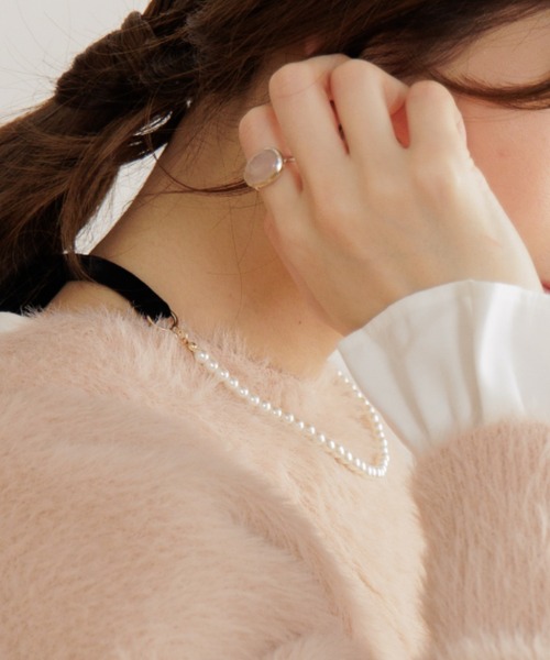 flower（フラワー）の「クラシカルパールネックレス（ネックレス・レディース・ブラック・FREE）」の11枚目の写真