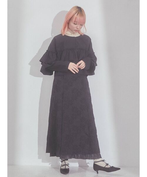 merry jenny（メリージェニー）の「ラッフルフリルジャケット