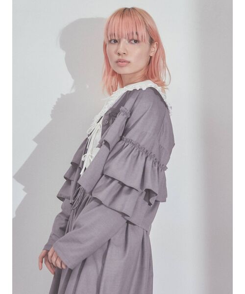 merry jenny（メリージェニー）の「ラッフルフリルジャケット